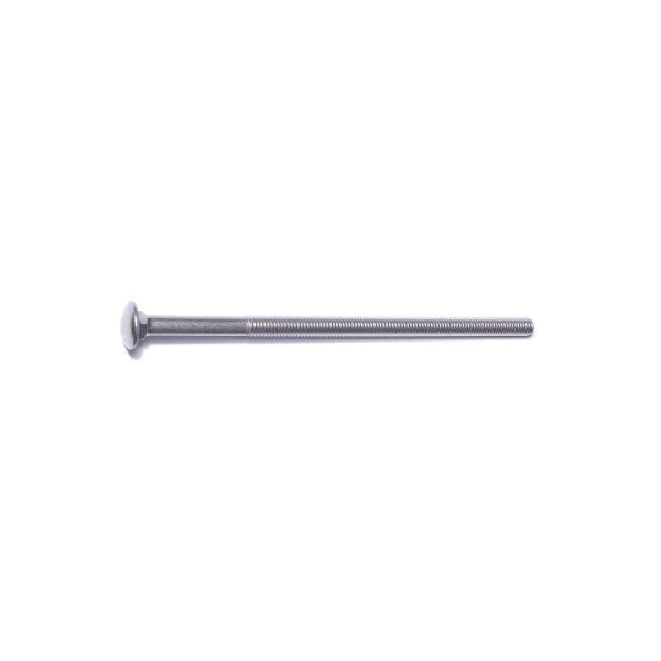 Midwest Fastener Carriage Bolt, Square Neck, 16 (Coarse), 8 in L, 18-8 Stainless Steel, 25 PK 51717 - main